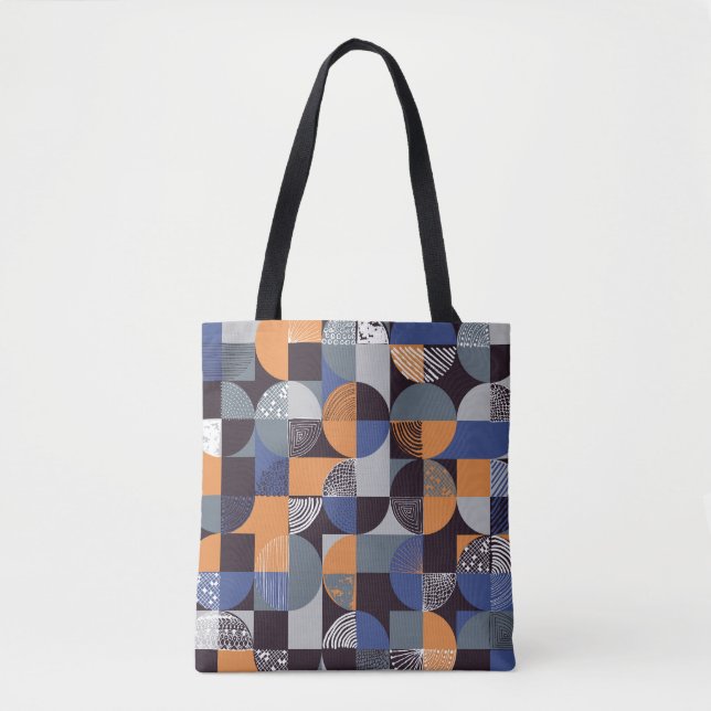 Geometric Handdrawn: Creative Seamless Doodles. Tote Bag (Front)