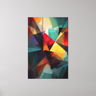 Geometric Harmony - Abstract Canvas Print