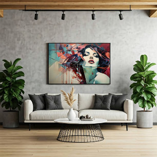 Geometric Harmony Canvas Print