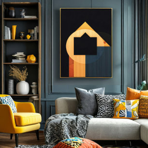 Geometric Harmony Canvas Print