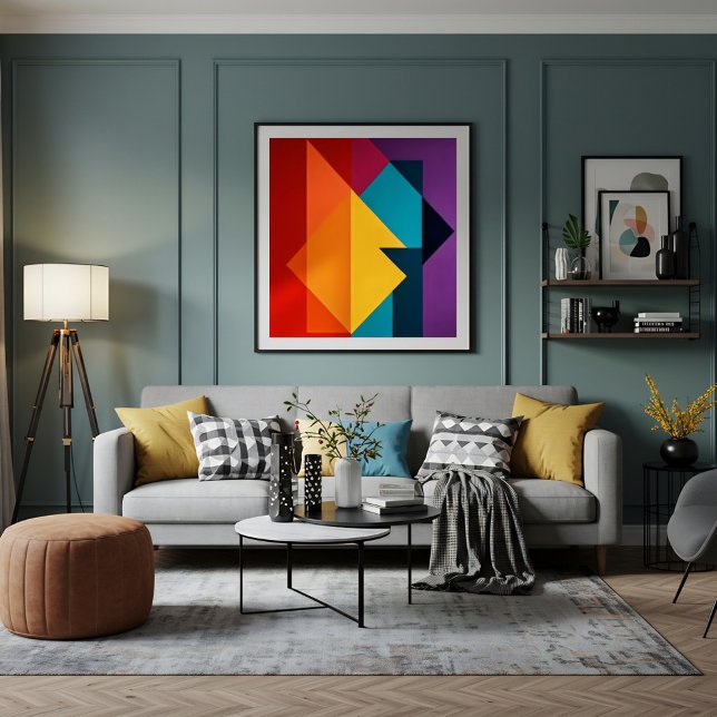 Geometric Harmony Canvas Print (Creator Uploaded)