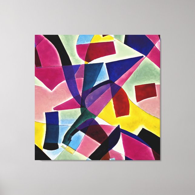 Geometric Harmony Canvas Print (Front)