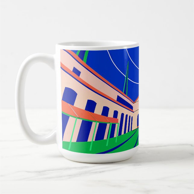 Geometric Harmony Coffee Mug (Left)