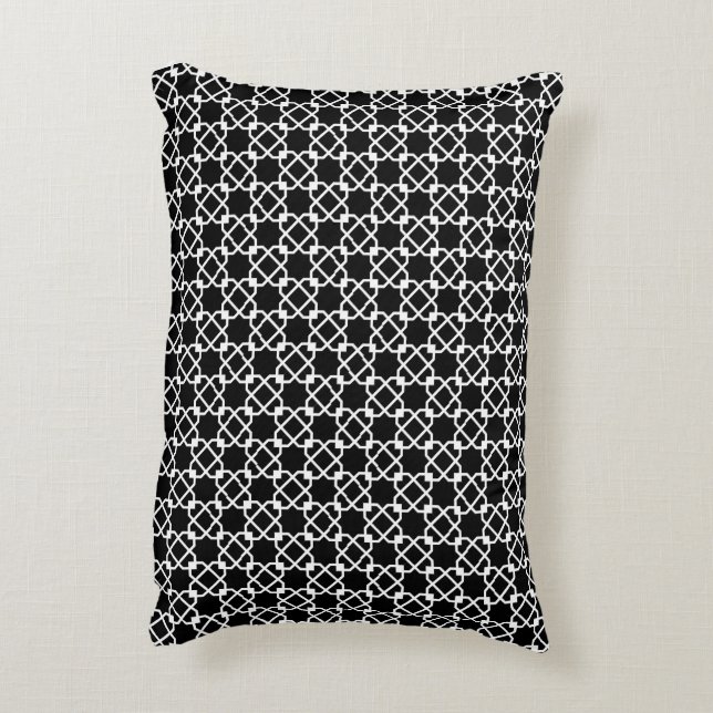 Geometric Harmony Decorative Cushion (Back(Vertical))
