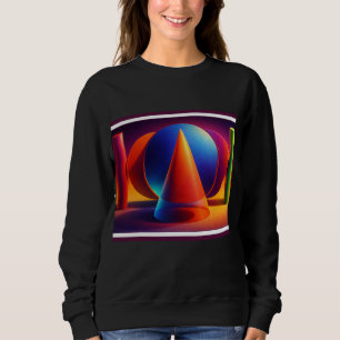 Geometric Harmony in Vibrant Colours Sweatshirt