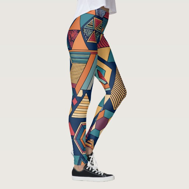 Geometric Harmony Leggings (Right)