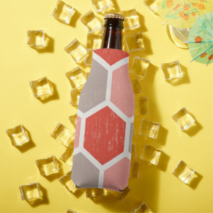 Geometric Hexagon Shapes  Bottle Cooler