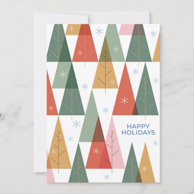 Geometric Holiday Forest (Front)