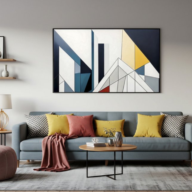 Geometric Horizon Canvas Print (Creator Uploaded)