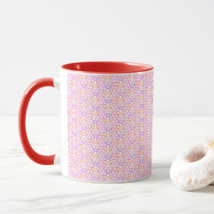 Geometric Hot Colours Mug