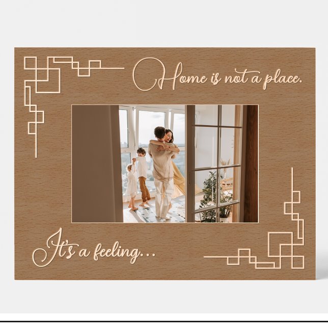 Geometric Housewarming Custom Wood Picture Frames  (Creator Uploaded)