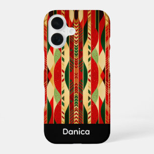 Geometric in Desert Colors iPhone 16 Case