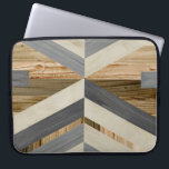 Geometric Inlay Laptop Sleeve<br><div class="desc">Geometric Inlay I by June Erica Vess. Pattern featuring different textures,  colours,  and geometric shapes.</div>