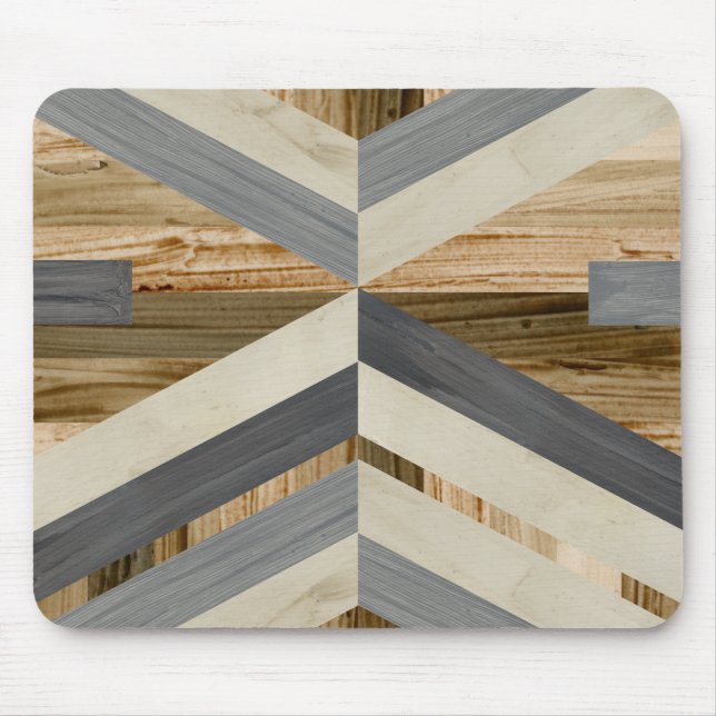 Geometric Inlay Mouse Mat (Front)