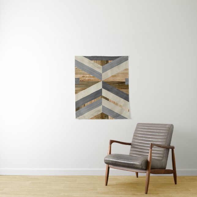 Geometric Inlay Tapestry (In Situ)