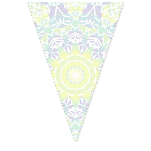 Geometric Intricate Colourful Boho Hippie Mandala  Bunting (First Flag)