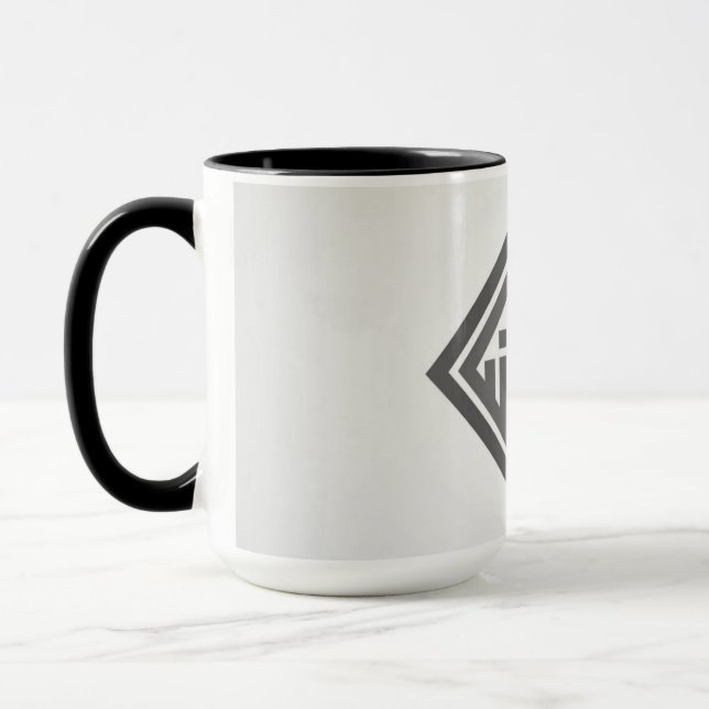Geometric Islamic Calligraphy Art Mug (Left)