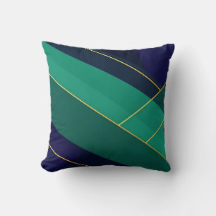 Geometric Jewel Tones Cushion