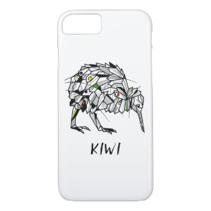 Geometric Koru kiwi iPhone 8/7 Case