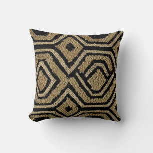 Geometric Kuba Cloth  Cushion