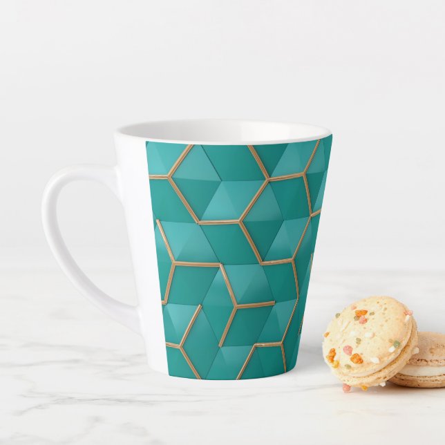 geometric latte mug (In Situ)