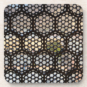 Geometric Lattice window, India Coaster