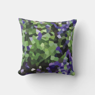 Geometric Lavender Crystal Cushion