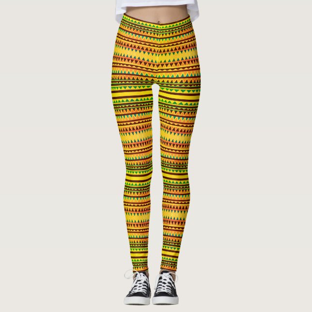 Geometric Leggings (Front)