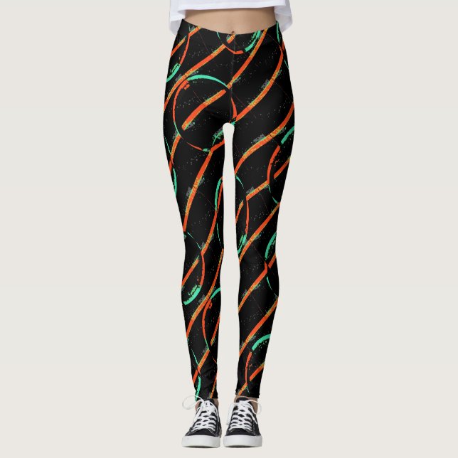  Geometric Leggings (Front)