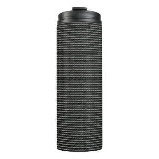 Geometric Line Pattern – Clean Thermal Tumbler