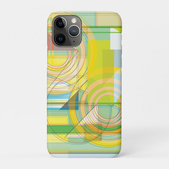 Geometric Line Shapes iPhone / iPad case (Back)