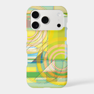 Geometric Line Shapes iPhone / iPad case