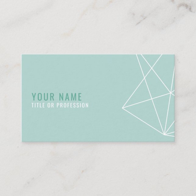American, 89 mm x 51 mm Business Card (Front)