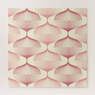 Geometric Lines: Abstract Seamless Background. Jigsaw Puzzle