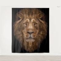 Geometric Lion Portrait