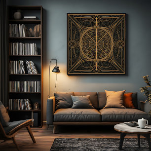Geometric Luxury Canvas Print