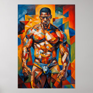 "Geometric Man: Power and Aesthetics Poster