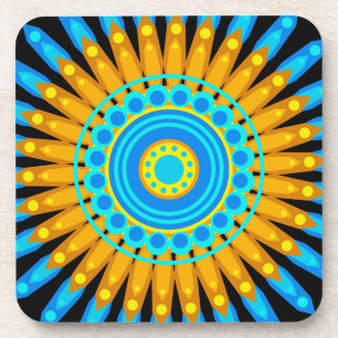 Geometric Mandala Art Circle Design 48256 Coaster