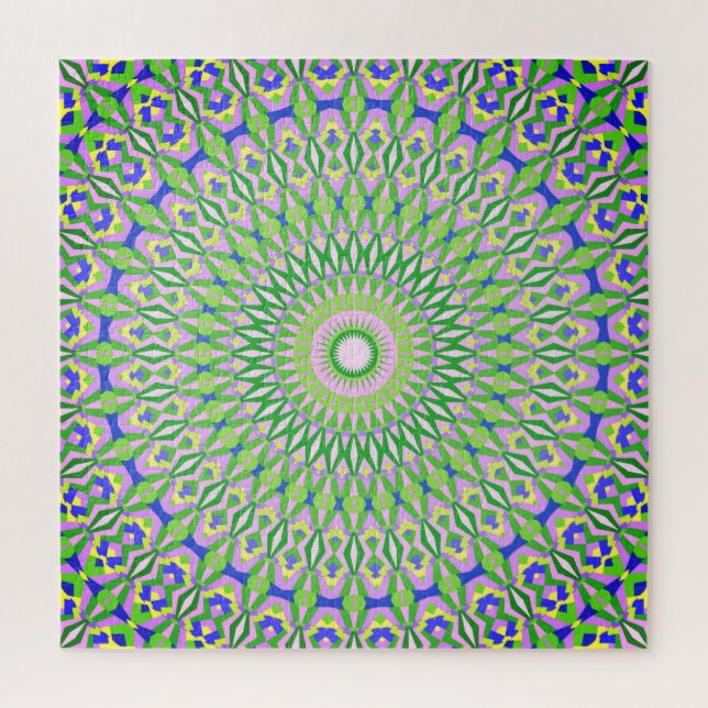 Geometric Mandala Jigsaw Puzzle (Vertical)