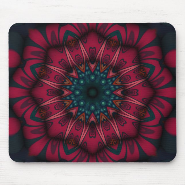 Geometric Mandala Mouse Mat (Front)