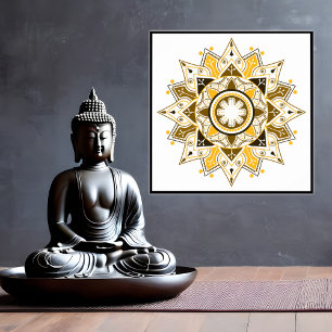 Geometric Mandala, Mystical  Poster