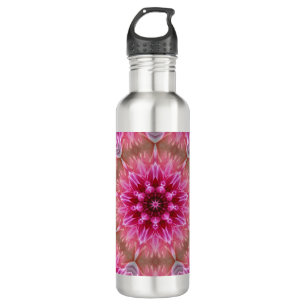 Geometric Mandala Pink Flower Pattern-67545 710 Ml Water Bottle