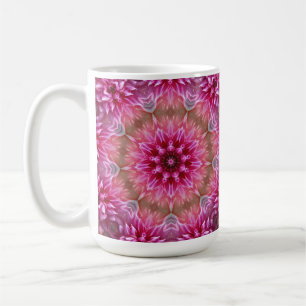 Geometric Mandala Pink Flower Pattern-67545 Coffee Mug