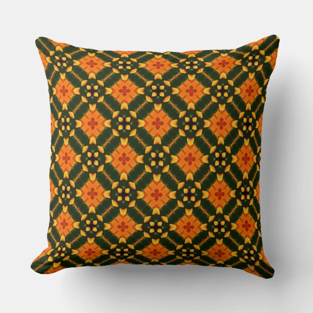 Geometric Marigold 010614(5) Cushion (Front)
