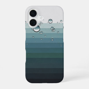 Geometric Marine Bubbles iPhone 16 Case
