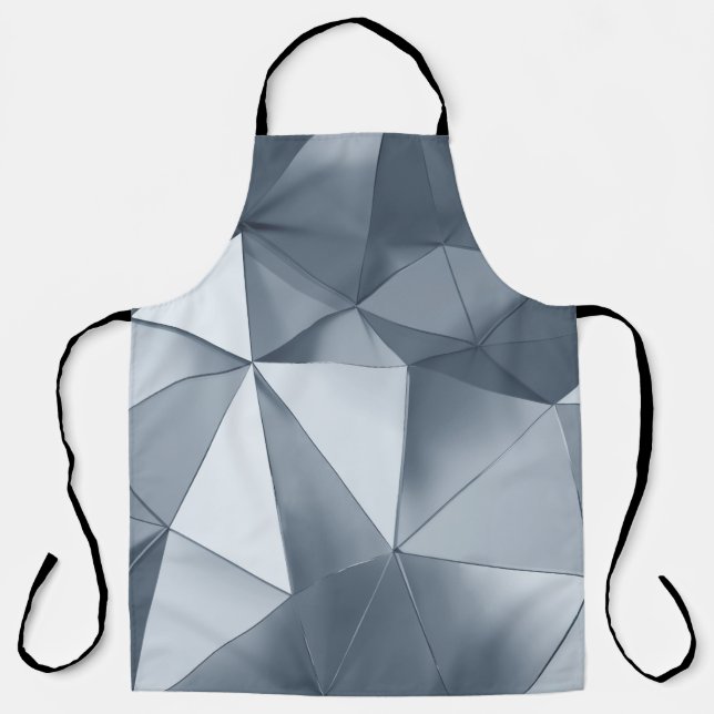 Geometric Metal: Three-Dimensional Pattern Apron (Front)