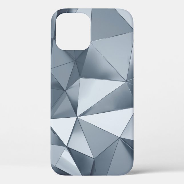 Geometric Metal: Three-Dimensional Pattern Case-Mate iPhone Case (Back)