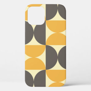 Geometric, mid-century modern style pattern. iPhone 12 case
