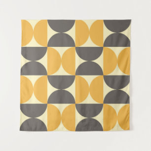 Geometric, mid-century modern style pattern. tapestry