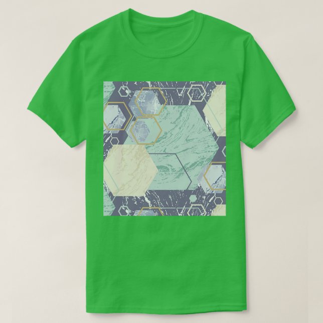 Geometric MidCentury Modern Pattern T-Shirt (Design Front)